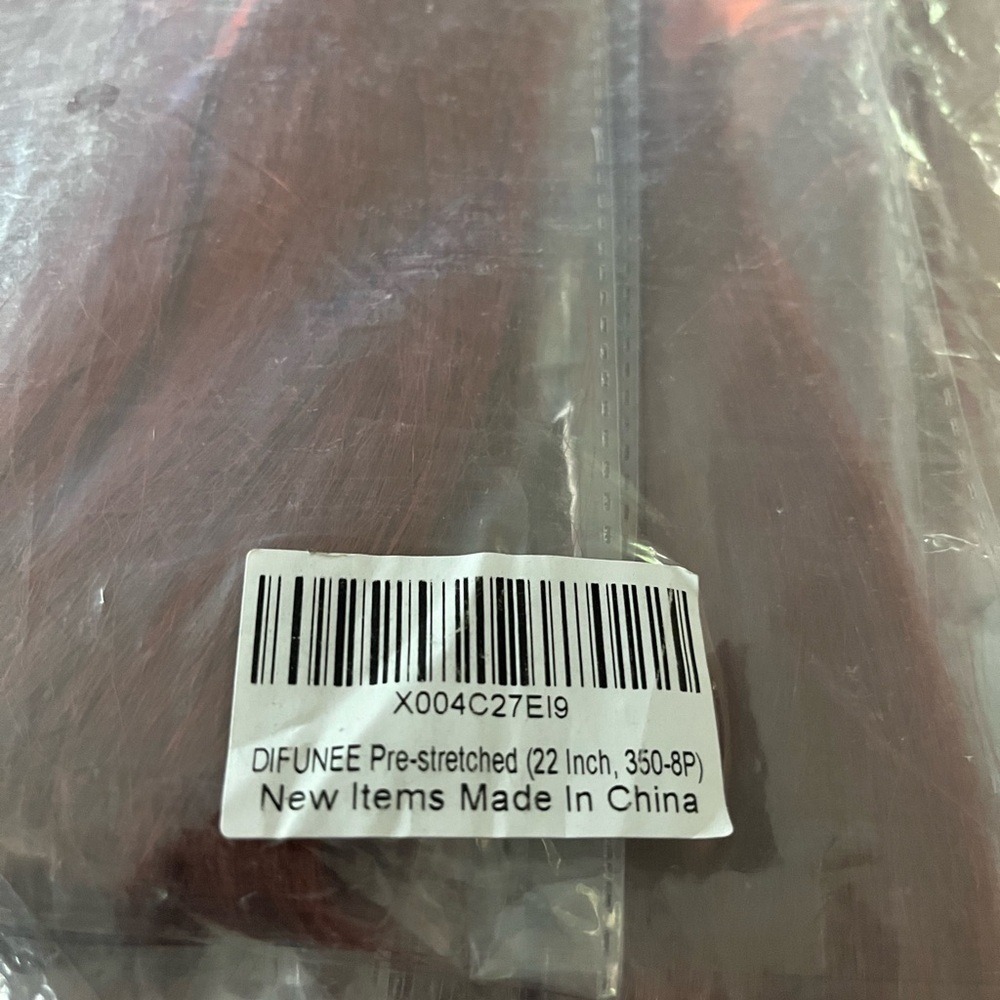 NEW 22" Ginger Red Hair Extensions Synthetic hair - 8 packs - Picture 3 of 7